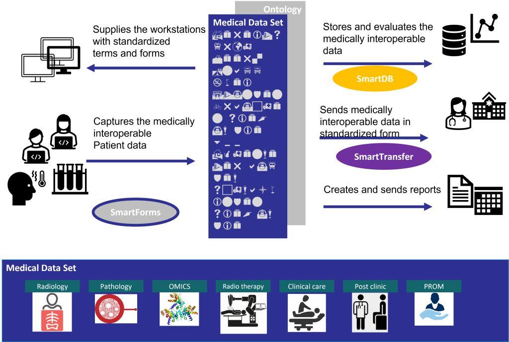 Data structures and work processes must be aligned with personalized medicine. The Medical Data Set is the methodological backbone for ensuring medical interoperability at all times.